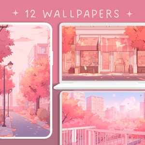 Autumn city wallpapers cute desktop wallpaper aesthetic fall wallpaper lofi wallpaper holiday anime wallpapers wallpaper studio wallpapers