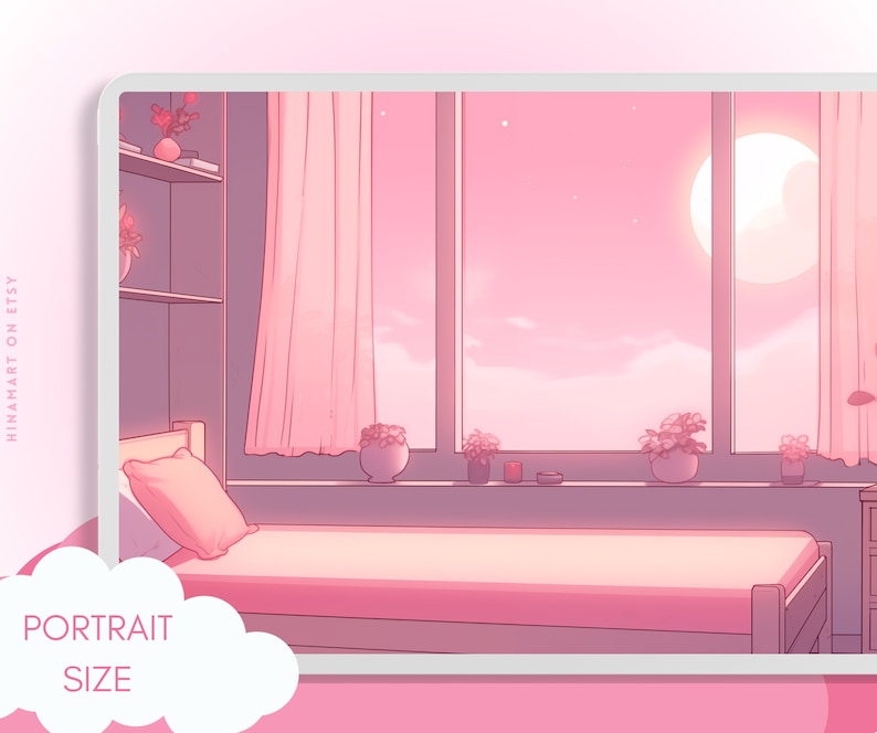 Cozy Pink Room Wallpaper Anime Aesthetic Wallpapers Vtuber Backgrounds