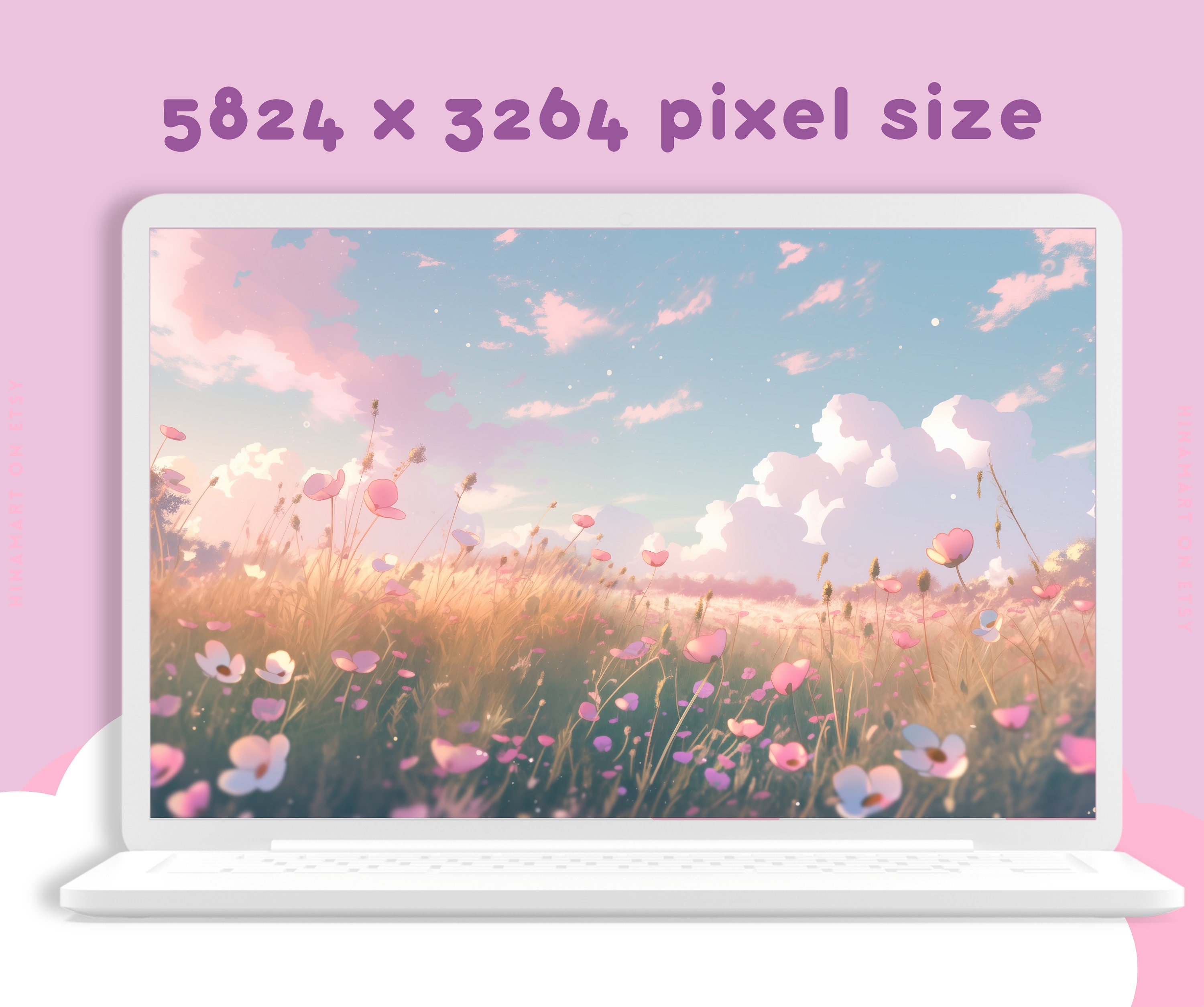 Pink Dreamy Pastel Aesthetic Cute Wallpapers Pack Lofi Wallpaper Kawaii ...