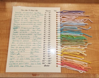 Temperature Blanket Chart PDF