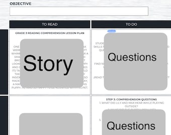 3rd Grade Reading Comprehension Lesson