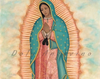 Our Lady of Guadalupe Glicée Canvas Wrapped Art  Print