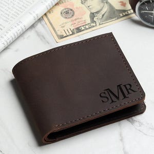 Personalisierte Brieftasche, Brieftasche mit Gravur, Geschenk für Freund, Brieftasche für Männer, Trauzeuge Geschenk, Vatertagsgeschenk für ihn, Jahrestagsgeschenk für ihn