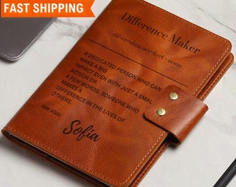 Difference Maker Journal, Mentor Gift, Special Person Gift, Coworker Farewell Gift, Promotion Gift, New Job Gift, Leaving a Job Gift