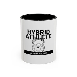 Hybrid Athlete Kaffeetasse - Jack of All Schmerz, lustiges HYROX Geschenk, funktionelles Fitness Gym Humor