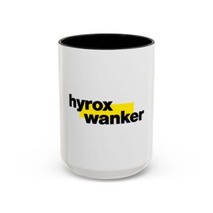 Taza HYROX Wanker: un divertido regalo de HYROX para amantes del fitness