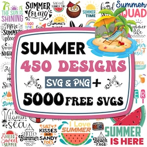 Paquete de verano Svg / Playa Svg / Verano Svg / Citas divertidas de playa Svg / Archivos de corte de verano / Citas de verano Svg / Archivos Svg para Cricut