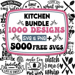 Projetos de cozinha Svg | Tábua de corte Svg | Toalha de cozinha Svg | Porta-panelas Svg | Cozinha dividida Svg | Pacote De Citações De Cozinha |Citações De Cozinha Png