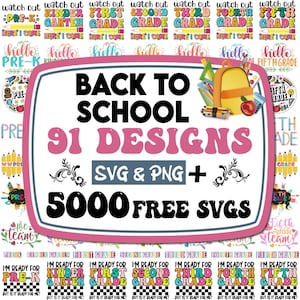 Pacote de volta às aulas | Jardim de infância | Primeiro dia de aula | Escola Png | PNG retrô | Design de primeira/segunda/terceira série | Pacote escolar PNG