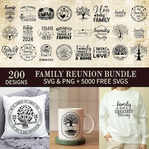 Family Reunion Svg Bundle | Family Reunion Shirt Svg | Family Tree Svg | Family Reunion Png | Family Vacation Svg| Family Shirt|Cricut files