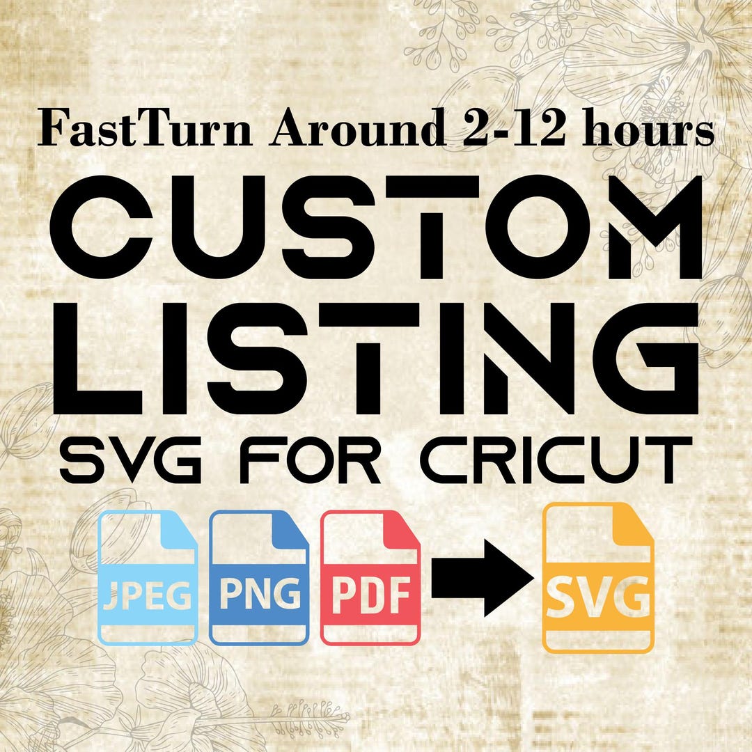 Custom SVG Design: Image to Vector Conversion (digital Download) - Etsy