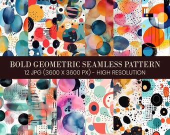 Geometrisches Musterdesign: Abstrakte Kunst (Digitaler Download)