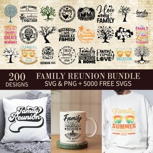 Family Reunion Svg Bundle | Family Reunion Shirt Svg | Family Tree Svg | Family Reunion Png | Family Vacation Svg| Family Shirt|Cricut files