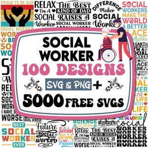 Maatschappelijk werker Svg | Maatschappelijk werker png | Sociale diensten cadeau idee Svg | Maatschappelijk werker Shirt Svg | School maatschappelijk werk Svg | Maand maatschappelijk werk