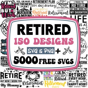 Retraité Svg | Retraite Svg | Svg officiellement à la retraite | Bonne retraite Svg | Svg dicton retraite|Cadeaux de retraite Svg|Bundle Svg retraité
