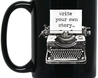 Write Your Own Story-BM15OZ 15oz Black Mug