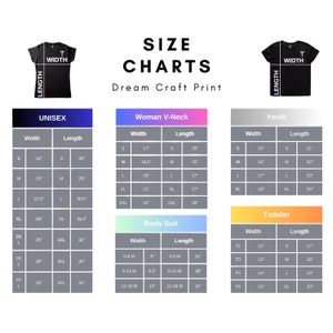 a women's size chart for a t - shirt