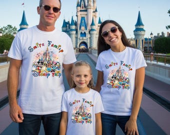Comfort Colors Disneyland T-Shirt, Custom Family Trip Shirt, Disneyworld Tee