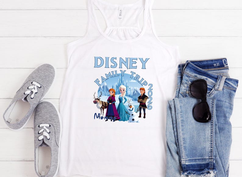 Comfort Colors Custom Disney Family Shirt-Tank Top / Disneyland Vacation T-Shirt