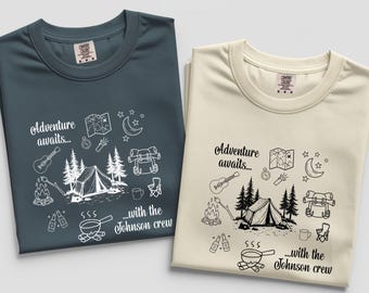 Comfort Colors Camping Life Sweatshirt, Camping Shirt, Outdoor Adventure Tee, Hiking Nature Lover T-Shirt