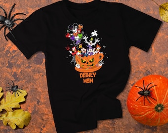 Mickey and Friends Halloween Shirt, Disney Spooky Tee