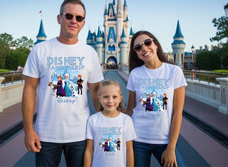 Disney Frozen Family Trip 2026 Shirt - Comfort Colors T-Shirt