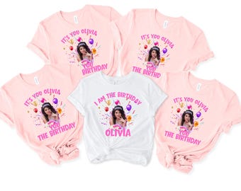 Custom Face Photo You The Birthday Girl Boy Shirt Personalized Trending Viral Party Squad Tee