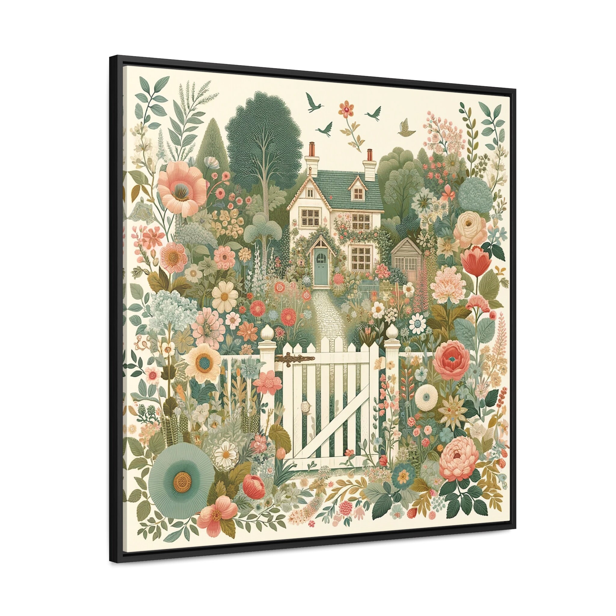 Quaint and Rustic Country Cottage Framed Artwork. Add Rustic Charm and ...
