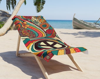 ★ PISCESS★ Vintage Symbol Beach Towel Sky Blue 5008427028 PISCESS Vintage Symbol Beach Towel - Sky Blue