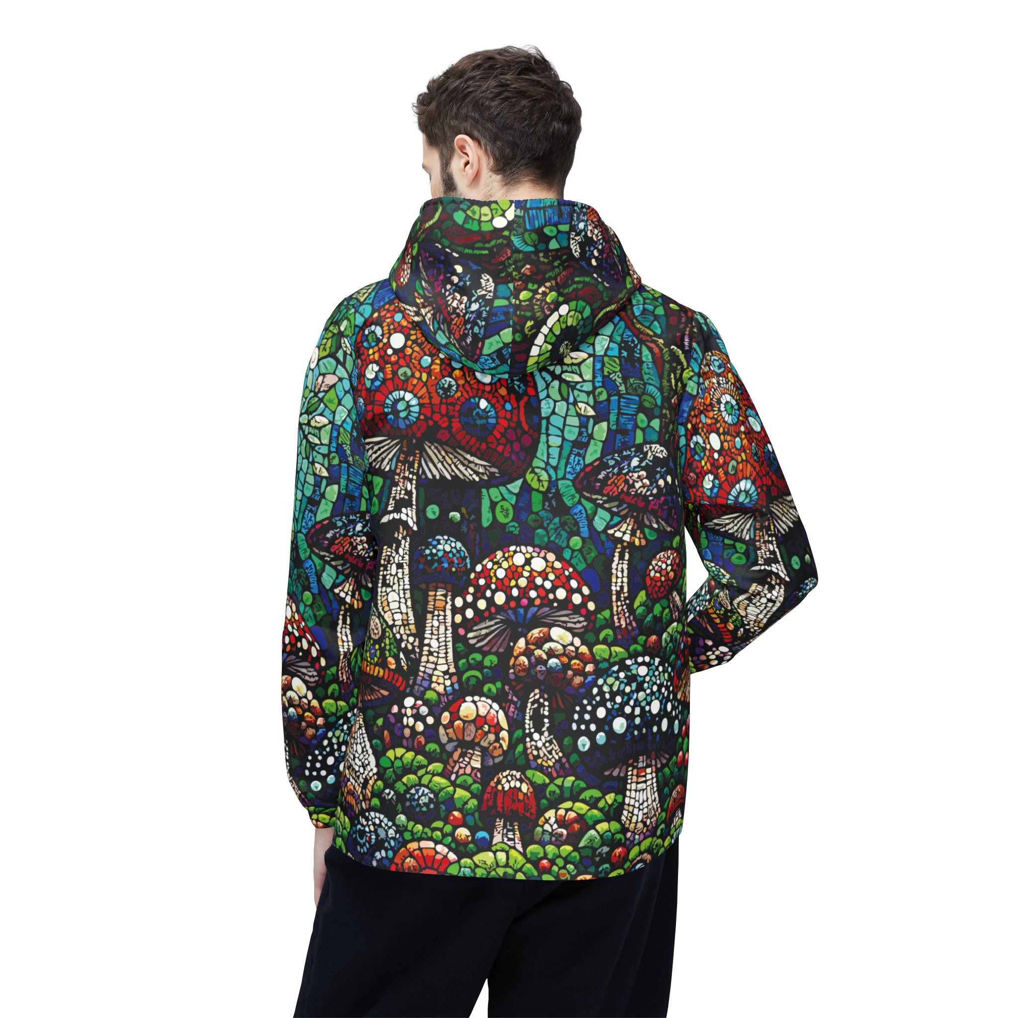 ジャケット・アウター Rare 00s Archive Monster Hood SpiralCoat Mystical Mushroom Forest Windbreaker Jacket. Unisex. Featuring a