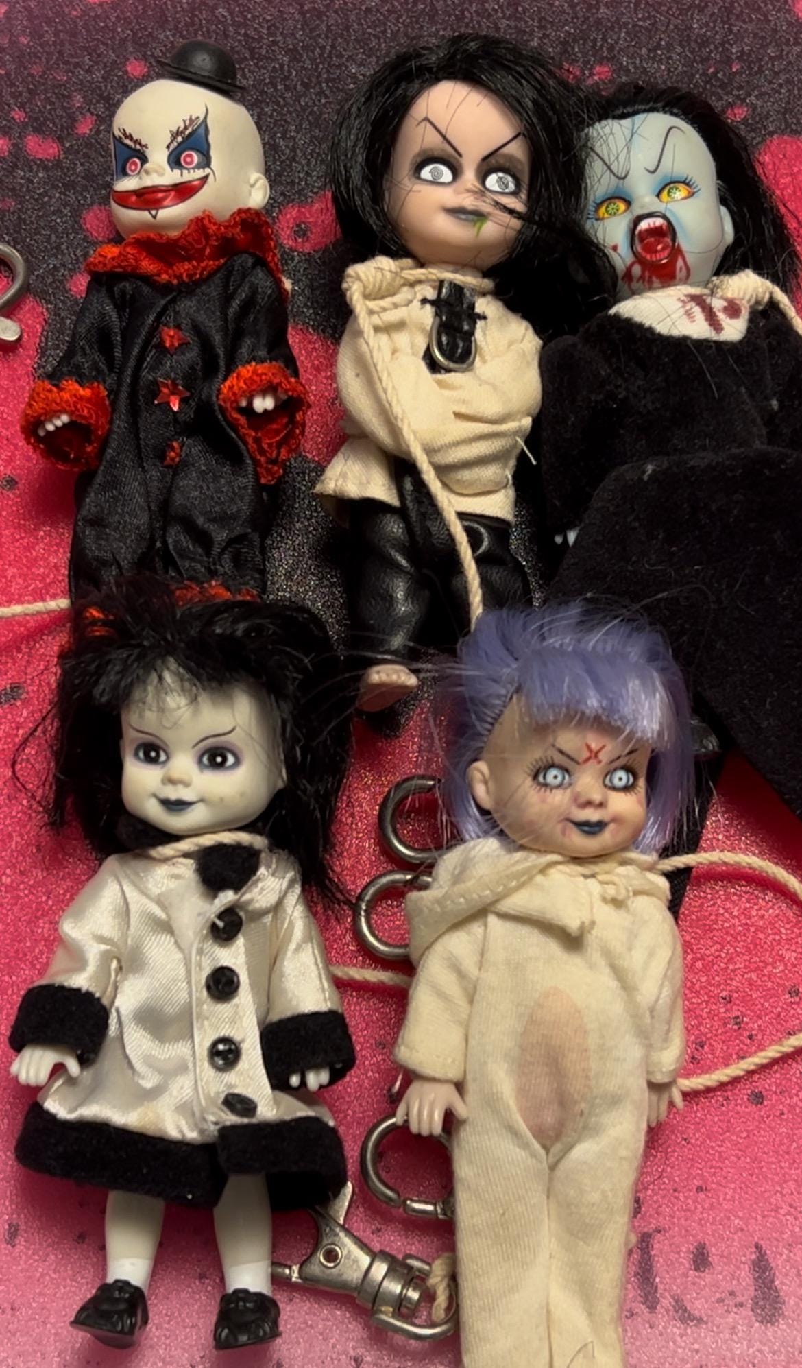 Vintage Living Dead Doll Keychain - Etsy