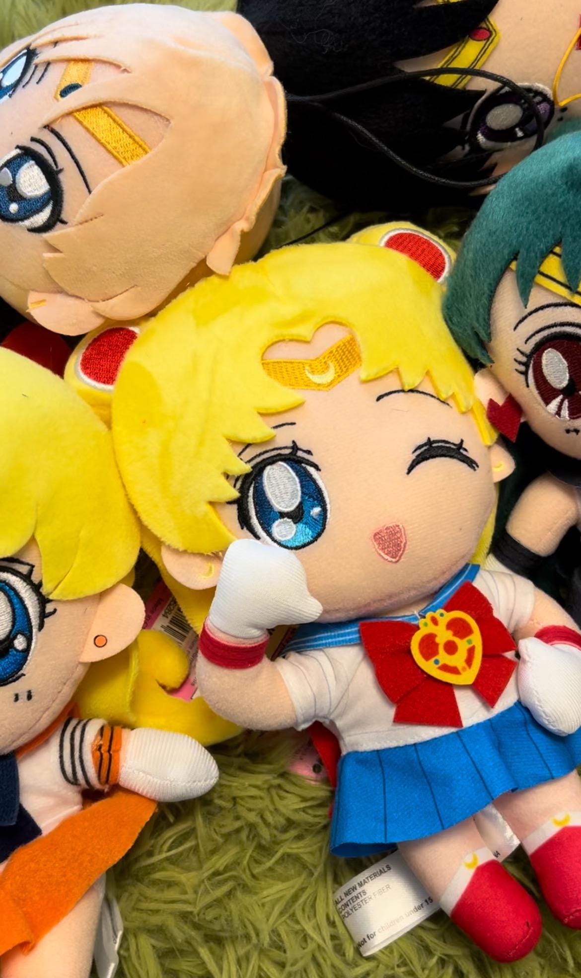Lot De 12 Figurines & Porte-clés Sailor Moon Vintage - Collection Années 90 - Occasion Avec Signes D'âge