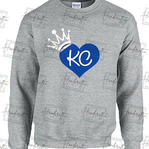 Kansas City Royals Heart Crew Neck Sweatshirt