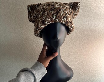 Crochet Cat Ear Beanie