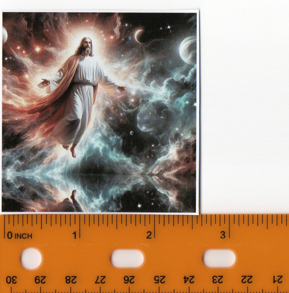 Jesus Christ Stickers. Pack of 12 Stickers. 3 Different Images. Etsy