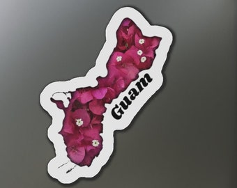 Guam Territoriale Blume Gestanzte Magnete Fünfzig Staaten Sammlung