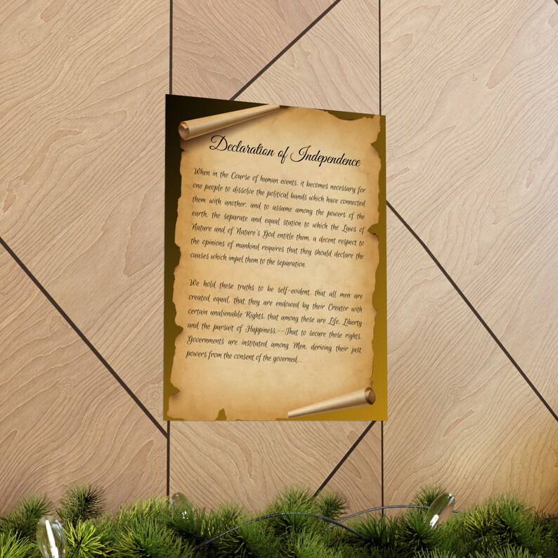 the declaration of independence famous picture