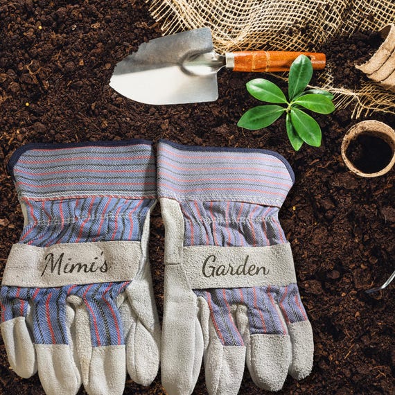 Personalized Garden Gloves - Engraved Gardener Gloves Gift - Thoughtful  Plant Lover Present - Custom, Sentimental