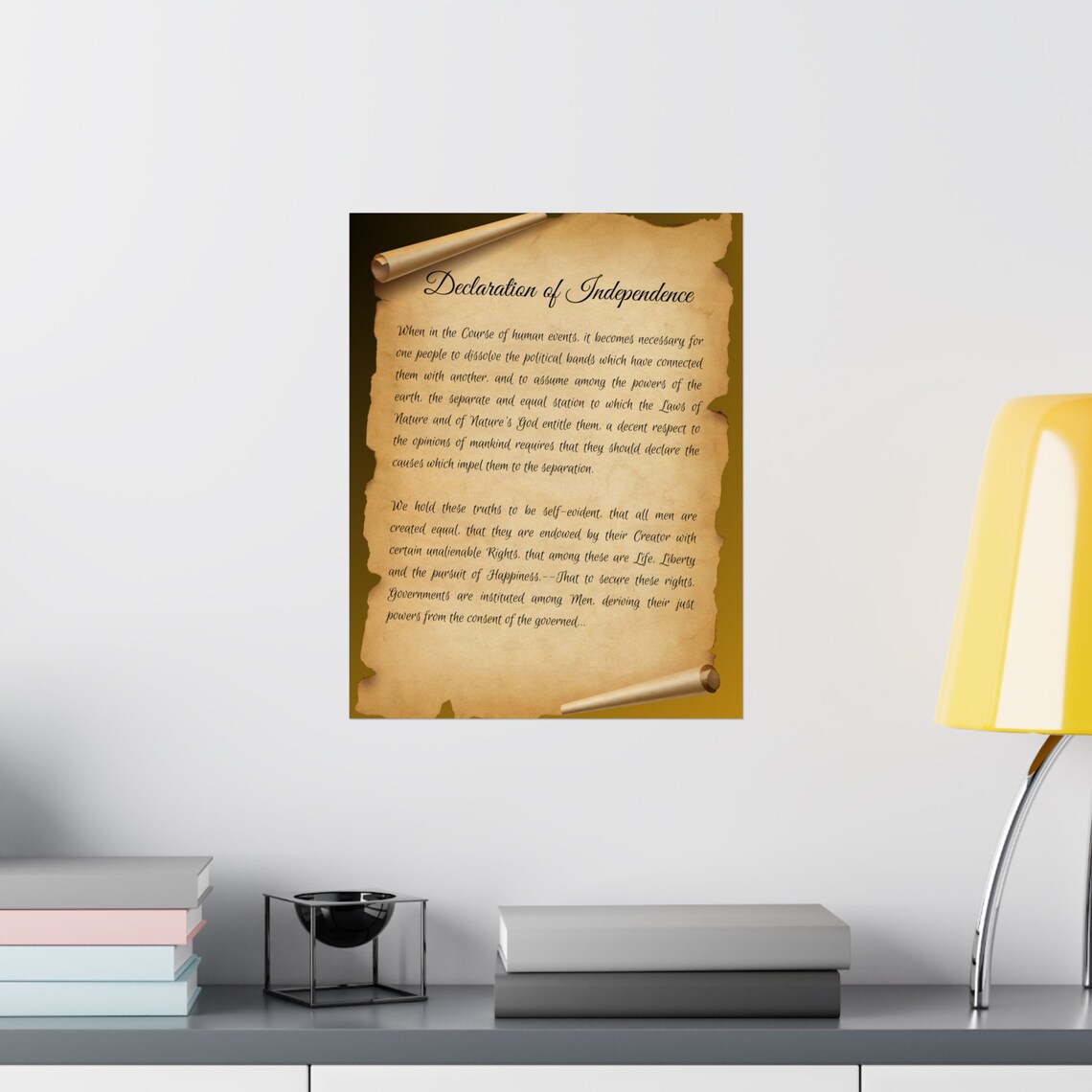 the declaration of independence famous picture