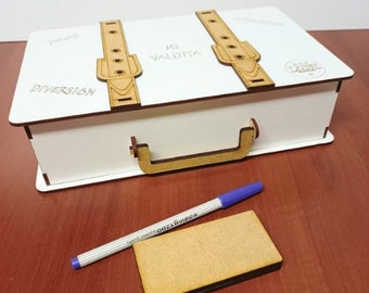Didactic Suitcase VECTOR digital file for laser cutting and cnc - Children's games - Didactic Games