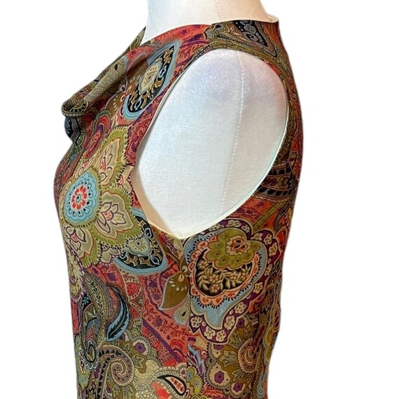 Vintage Positive Attitude, Y2K paisley maxi dress… - image 10