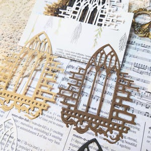 Découpes pour fenêtre cathédrale - Lot de 8 - Fabrication de cartes - Journalisation indésirable - Scrapbooking - Style vintage - Fait maison - Journalisation créative - Bohème