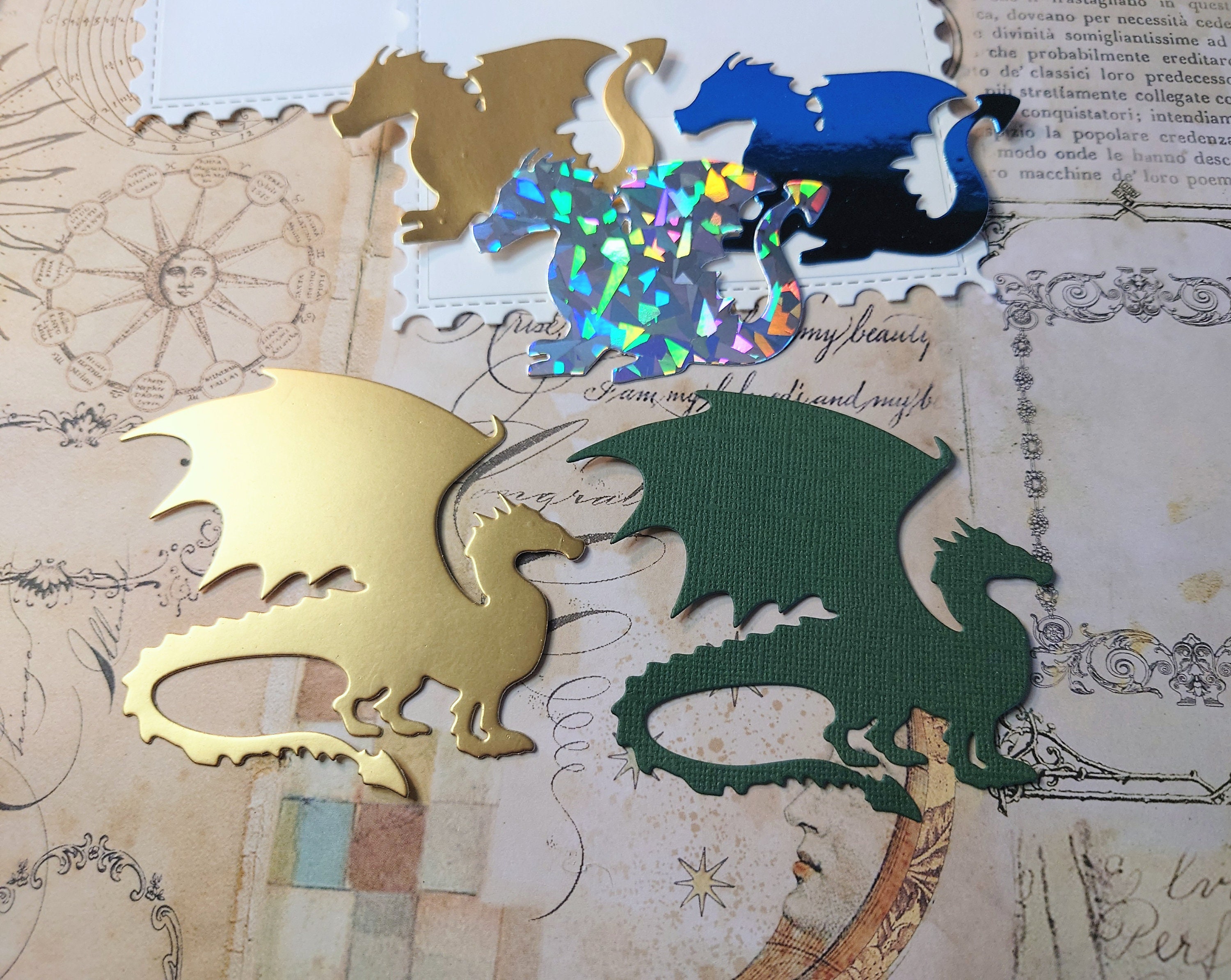 Pochoir Découpe Dinosaure En Métal – Pour Scrapbooking, Cartes, DIY – Modèle Artisanal En Acier Carbone