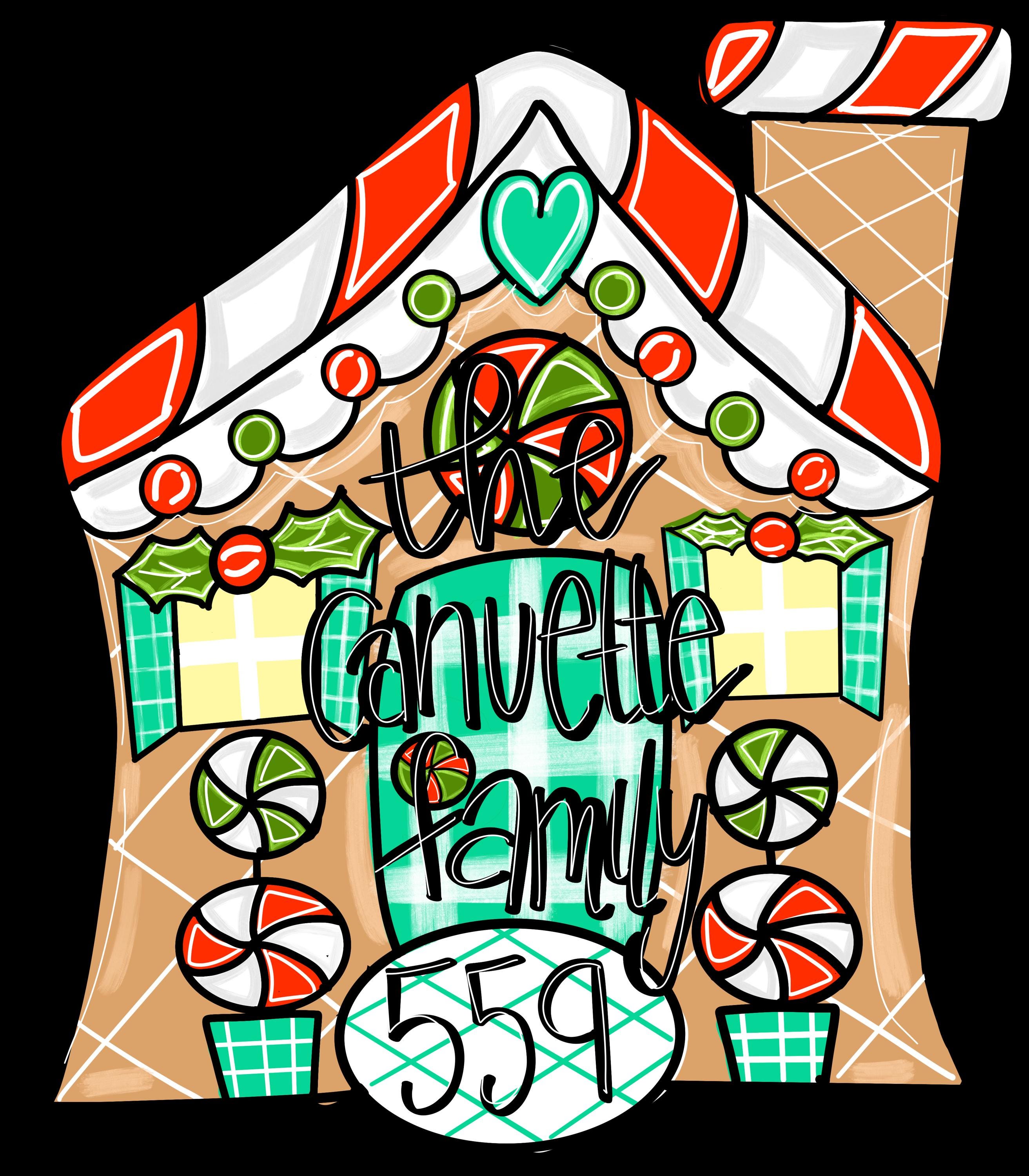 Gingerbread House Door Hanger - Etsy