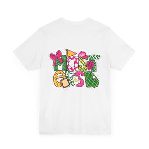 Colorful Masters Golf Design, Unisex Tee