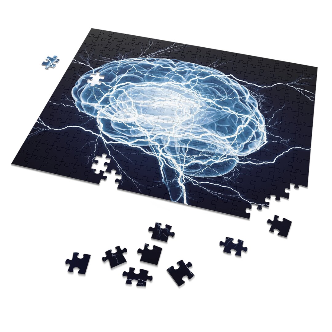 Neuro Brain Jigsaw Puzzle 30, 110, 252, 500,1000-piece - Etsy