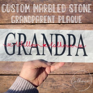 Custom Plaque | Gift for Mom, Dad, Son, Daughter, Grandparents, family, friends, or colleagues | Home Decor | Family Plaque