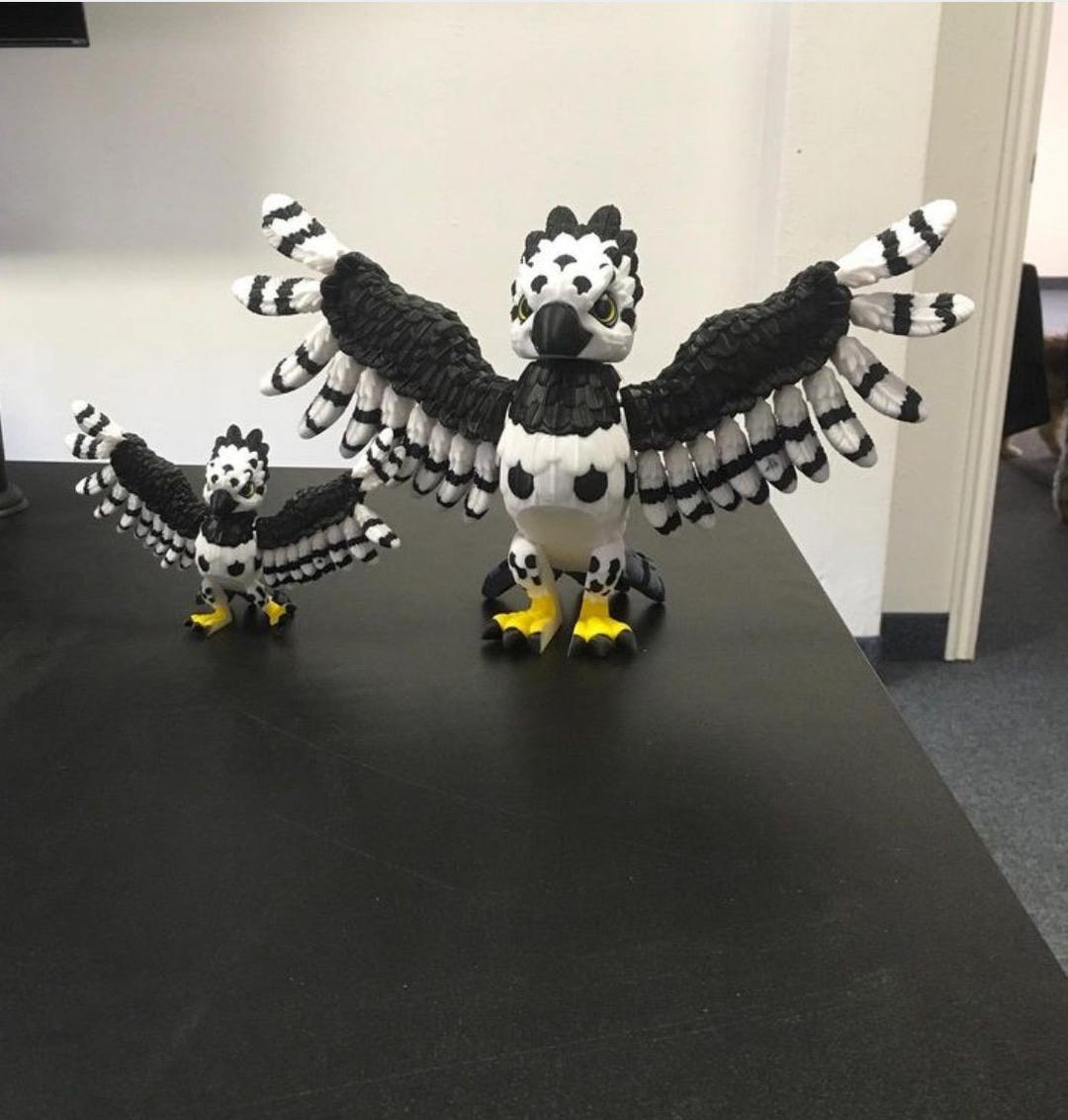 MINI SET W/TAIL - 3D EAGLE FLAG