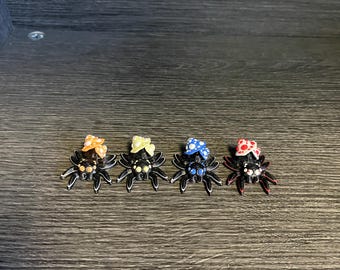 3D mini mushroom spiders
