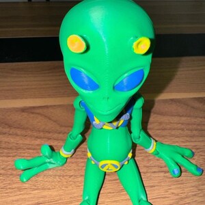 3D-printed Flexi Alien!